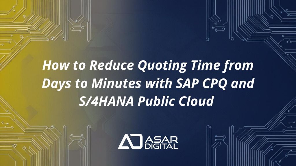 SAP CPQ and S/4HANA Public Cloud